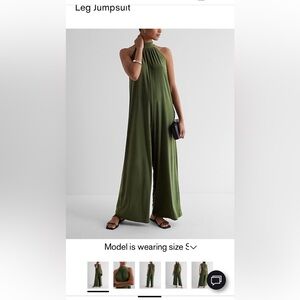 Mock Neck Shapeless wide leg Jumpsuit